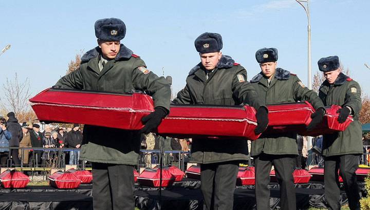Перезахоронены останки красноармейцев, погибших в боях за Киев