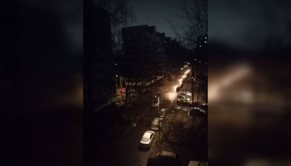 Улица Софьи Ковалевской незапланированно погрузилась в сон