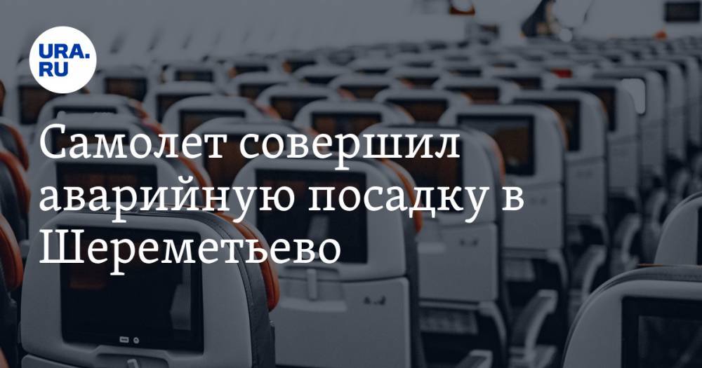 Самолет совершил аварийную посадку в Шереметьево
