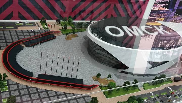 Представлен макет нового хоккейного стадиона "Арена Омск"