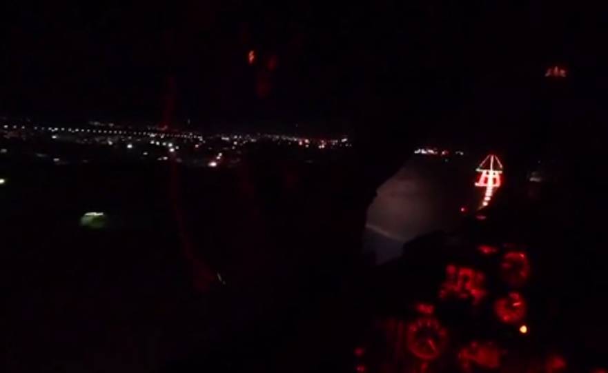 Видео: истребители в условиях ночи уничтожили ракеты "противника"