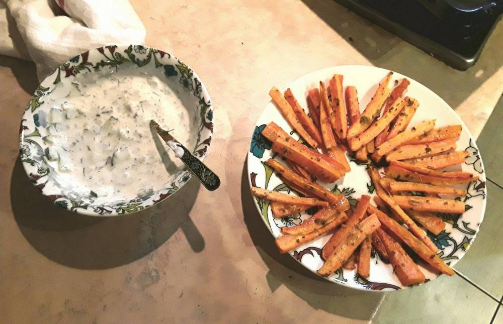 Рецепт: запеченая морковка вместо картошки фри
