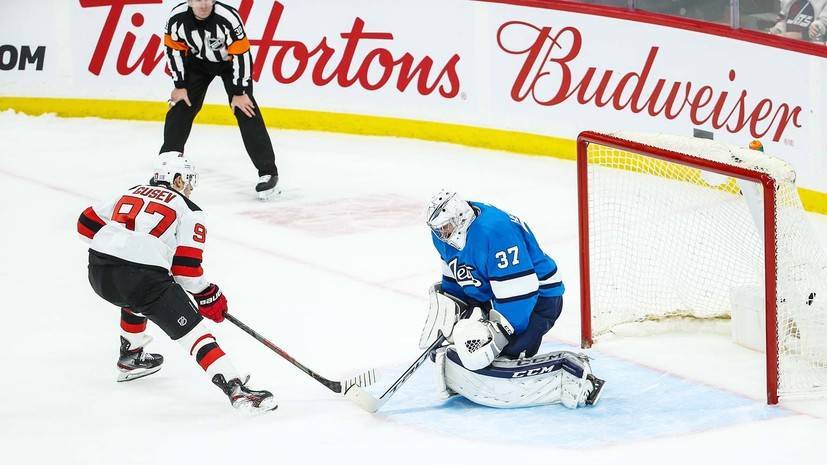 Гусев реализовал буллит в матче «Виннипег» — «Нью-Джерси» в НХЛ