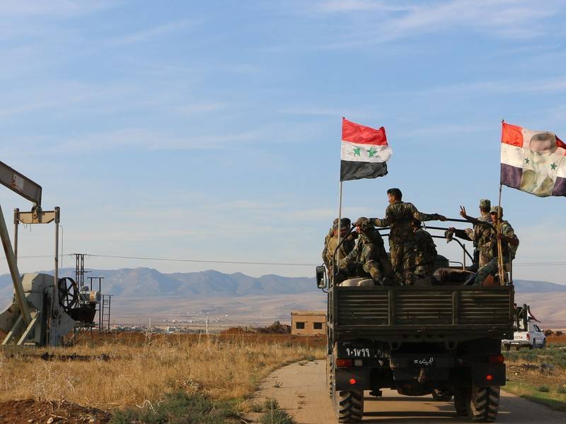 Армия Сирии выставила блокпосты на границе с Турцией