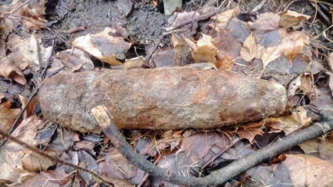 В районе Пулковских высот нашли опасный снаряд времен ВОВ