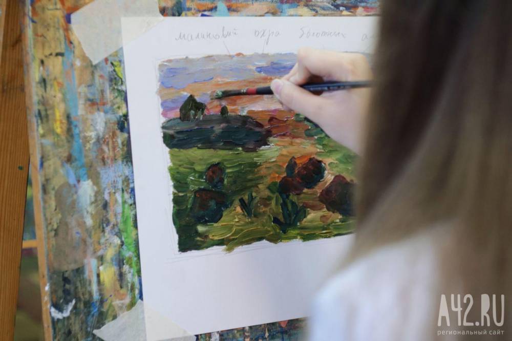 Картину кемеровской школьницы второй раз выставляют в Третьяковской галерее