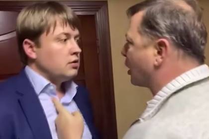 На Украине завели дело из-за драки бывшего депутата с нынешним