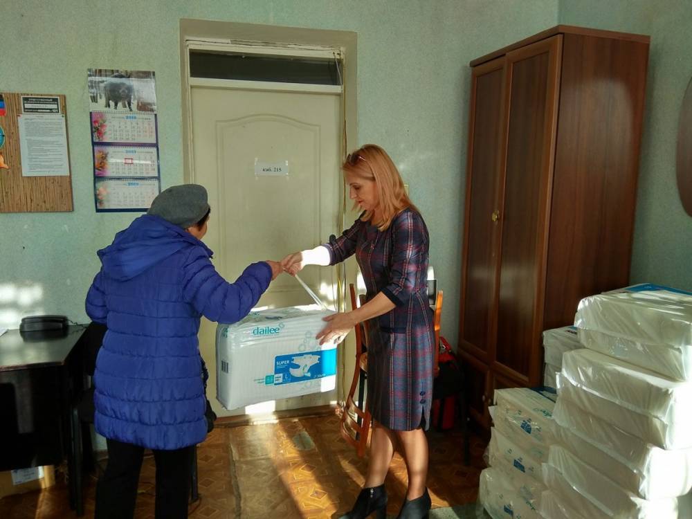 Жители прифронтовых районов ДНР получили помощь