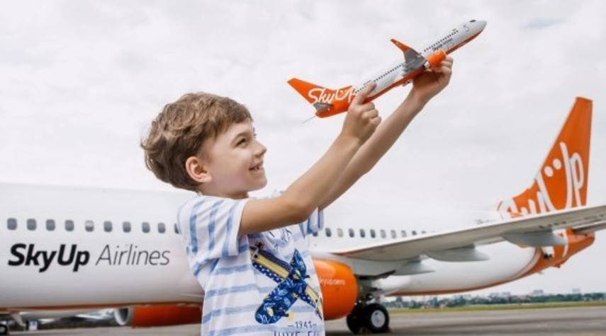 SkyUp вводит нулевой тариф на детские авиабилеты в ОАЭ из трех городов Украины