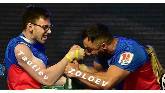Петербургский рукоборец Хаджимурат Золоев стал 14-ти кратным чемпион мира по армрестлингу