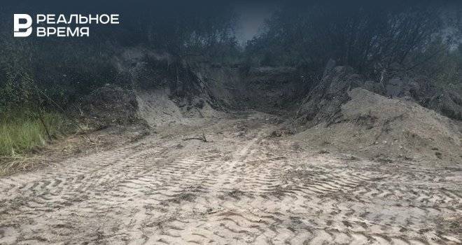 В Казани расследуется уголовное дело по факту незаконной добычи песка