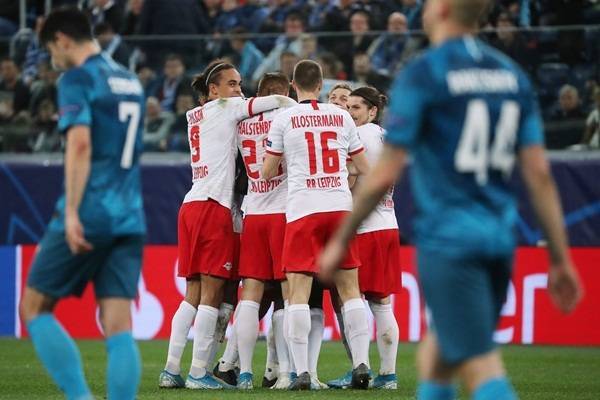 «Зенит» проиграл «Лейпцигу» в матче Лиги чемпионов