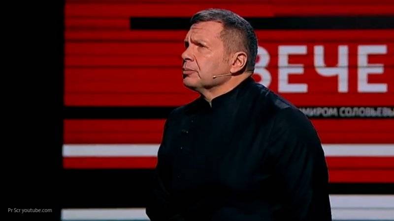 Соловьев назвал Зеленского "голодным и измученным" президентом нерешительной Украины