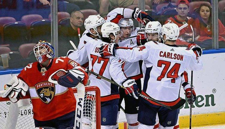 Россияне набрали девять очков в матче «Вашингтона» и «Флориды» в НХЛ