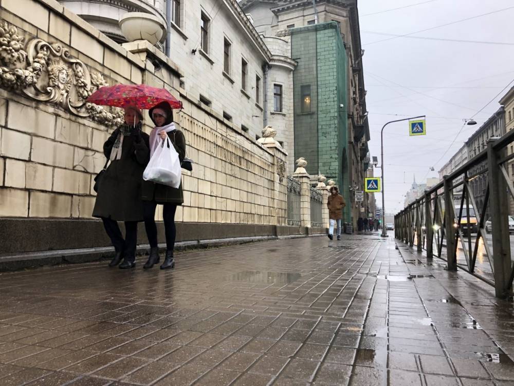 В Петербурге 8 ноября пройдет с гололедом на дорогах и дождем