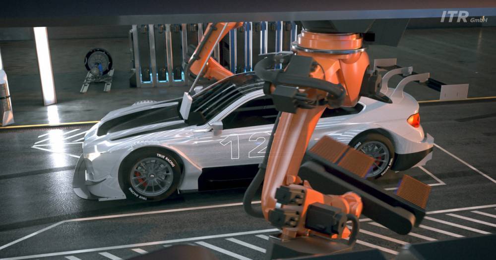 Роботы будут менять аккумуляторы в&nbsp;электромобилях во время гонок