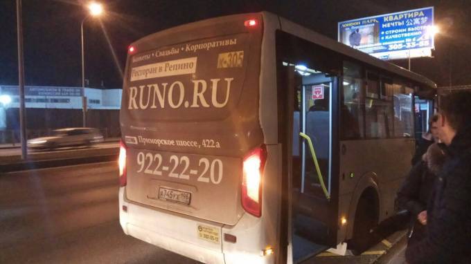 В маршрутке 305 петербуржцы увидели пьяного водителя