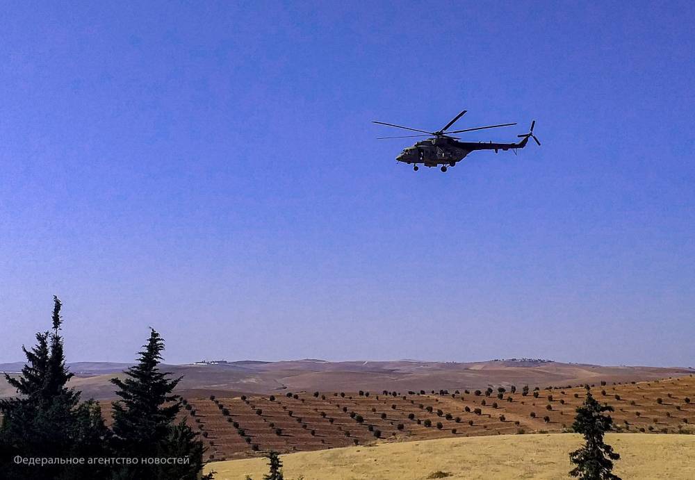 Вертолеты ВКС РФ играют значительную роль в отводе курдских радикалов в Сирии