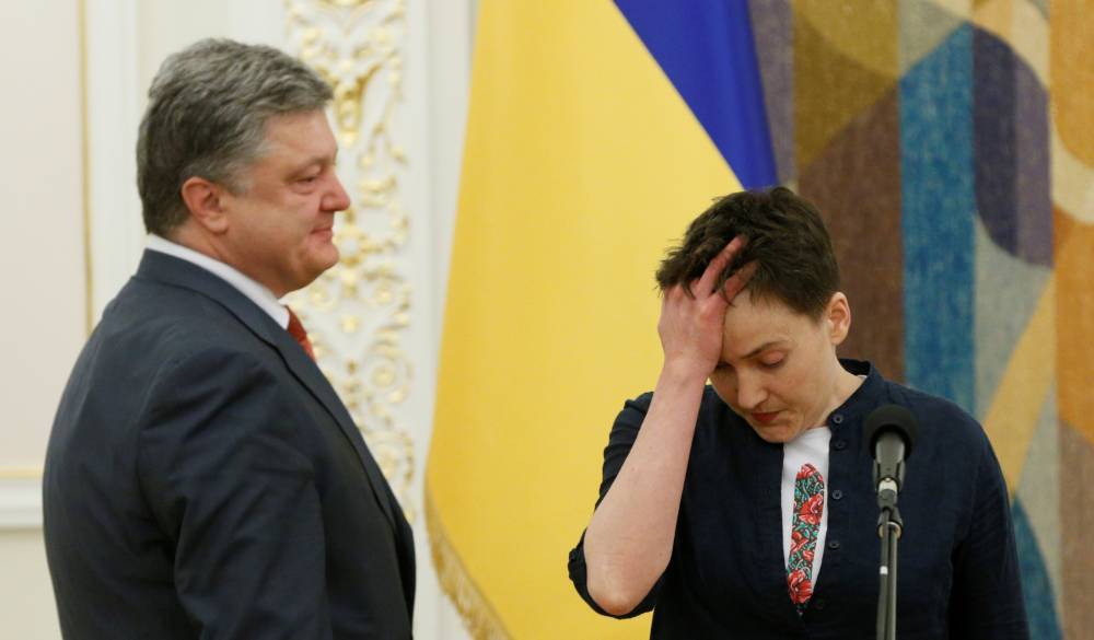Савченко рассказала об отвратительной встрече с Порошенко