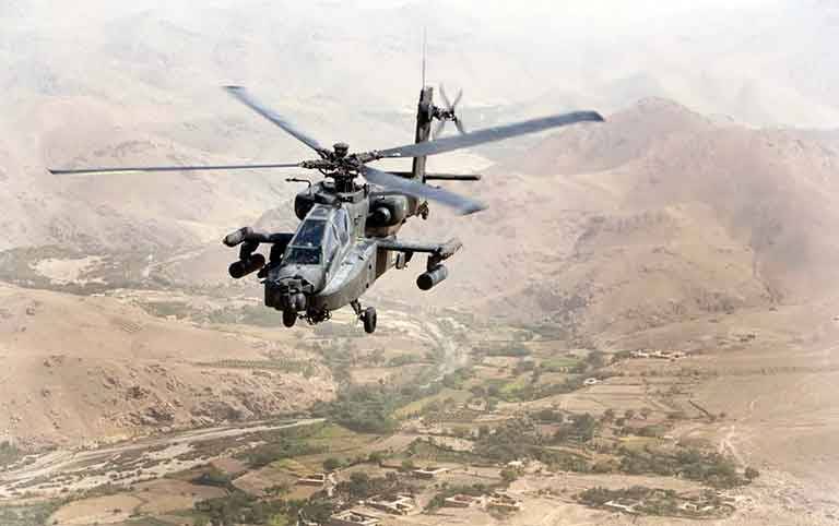 Советский ЗРК «Оса» сбил американский ударный вертолёт AH-64 Apache