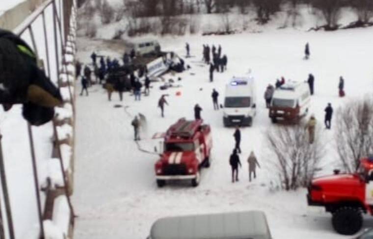 Видео с места падения автобуса в Забайкалье появилось в Сети