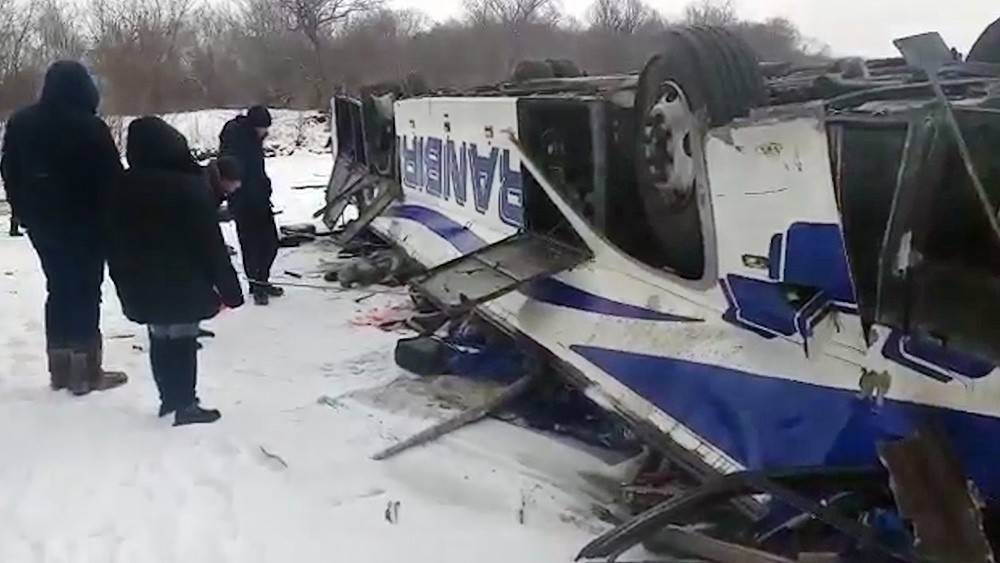 Растёт число жертв аварии с автобусом в Забайкалье