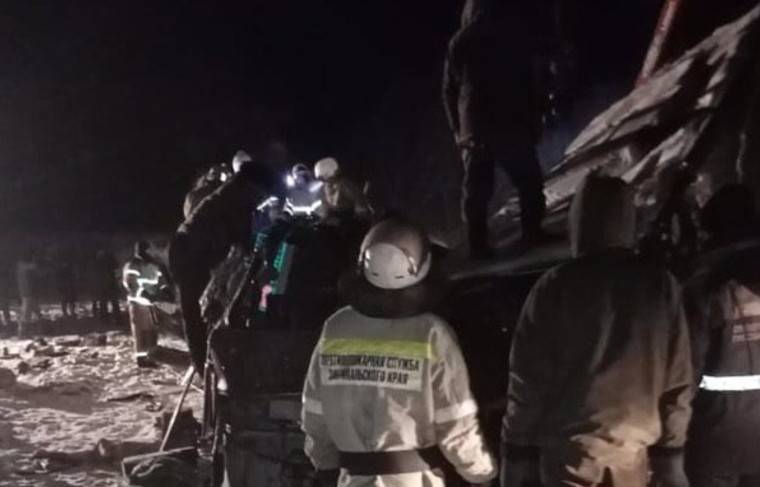 В салоне разбившегося в Забайкалье автобуса находился 41 человек