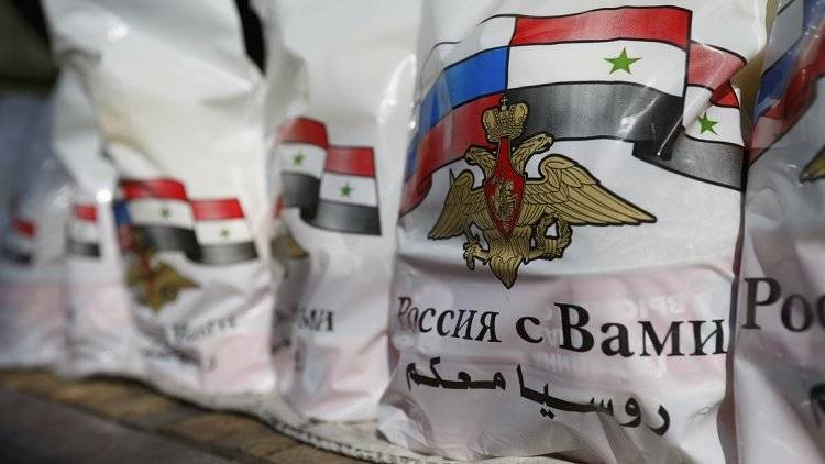 Жители сирийской провинции Даръа получили гумпомощь от фонда имени Кадырова