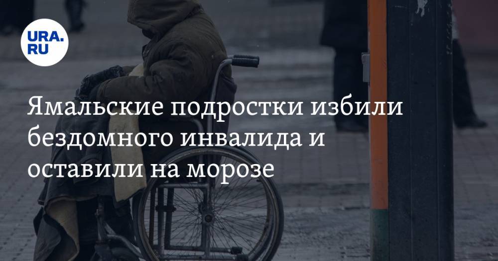 Ямальские подростки избили бездомного инвалида и оставили на морозе