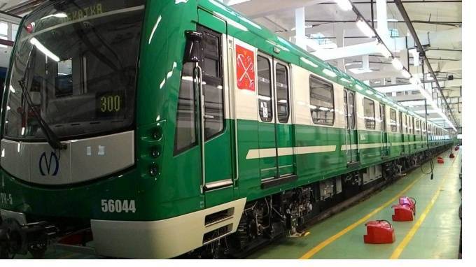 Петербургский метрополитен получил все зеленые поезда проекта "НеВа"