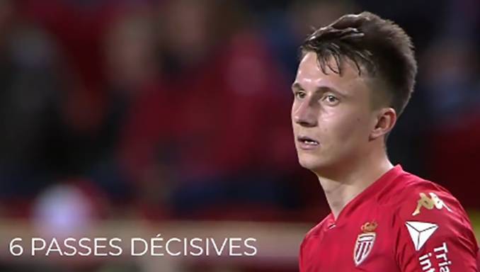 ФК «Монако» опубликовал видео в честь 50 матчей кузбассовца Александра Головина