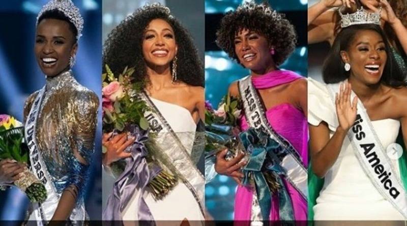 Впервые одновременно Мисс Вселенная, Мисс США, Мисс Америка и Мисс Teen USA стали афроамериканки