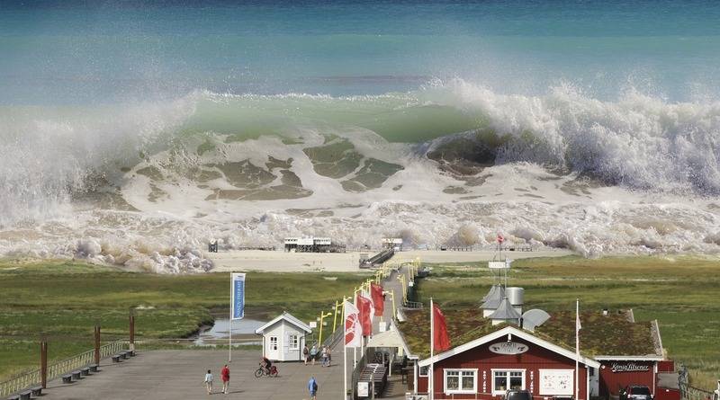 У побережья США была замечена «чудовищная» 20-метровая волна