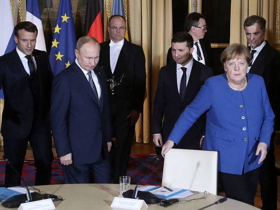 Меркель: «победителем» «нормандского саммита» в Париже стал Путин