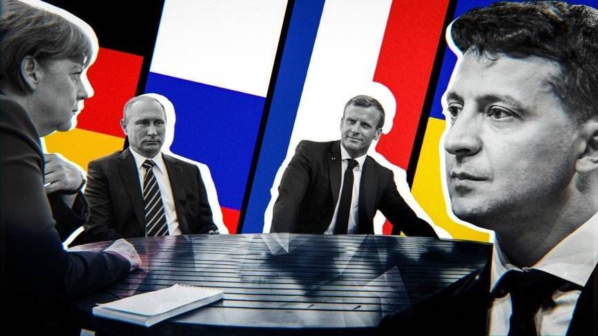 Песков раскрыл&nbsp;подробности встречи Путина и Зеленского в Париже