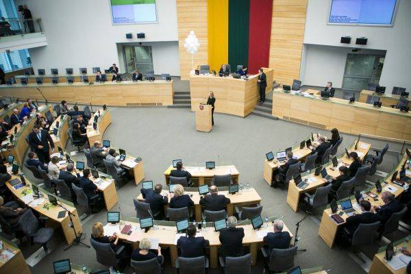 Сейм Литвы проголосовал за снижение порога прохождения в парламент до 3%