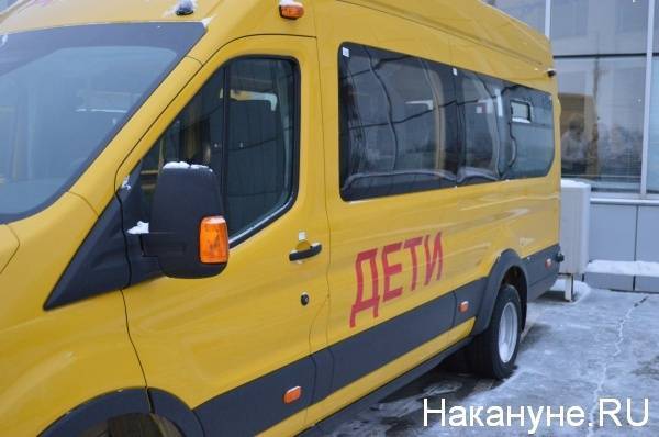 На Среднем Урале автоледи выехала на "встречку" и врезалась в автобус со школьниками