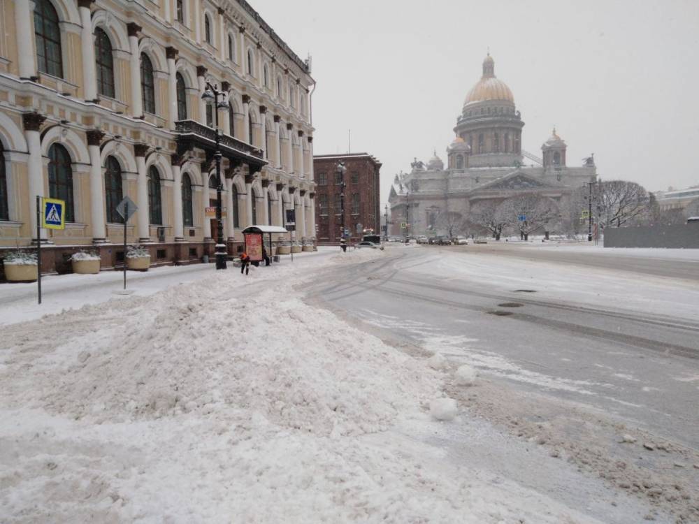 Морозы в Петербурге продлятся до конца рабочей недели