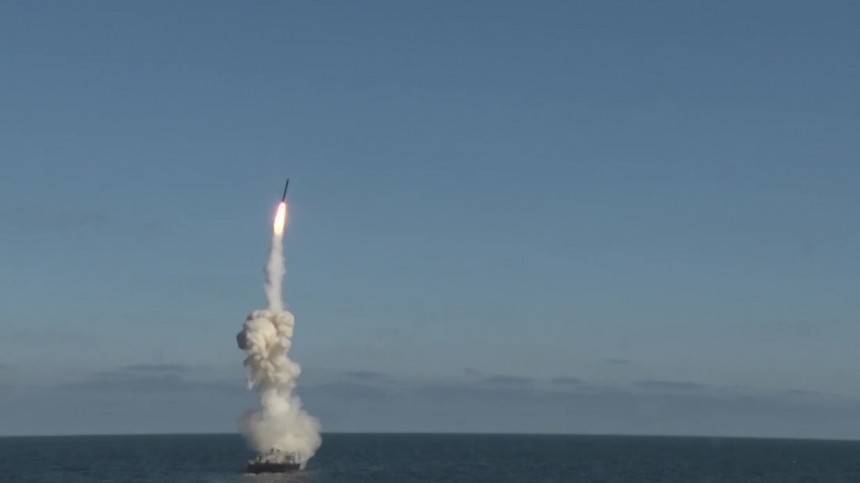 Видео: Выпущенный в Черном море «Калибр» успешно поразил цель на берегу