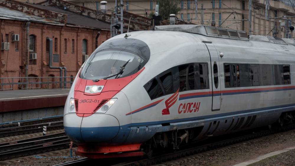 «РЖД» запустит дополнительные поезда «Сапсан» между Москвой и Петербургом на 27 декабря