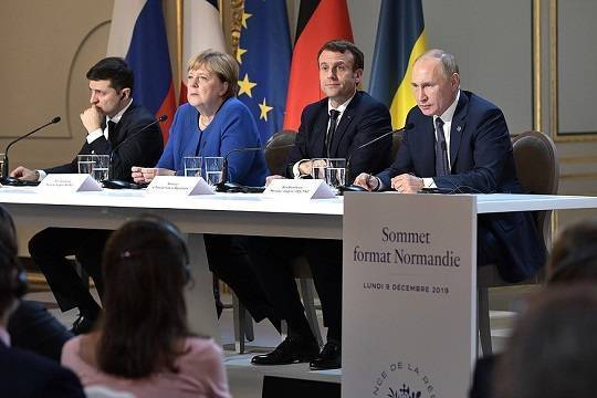 В Кремле посчитали неуместным говорить о победителях на «нормандском саммите»