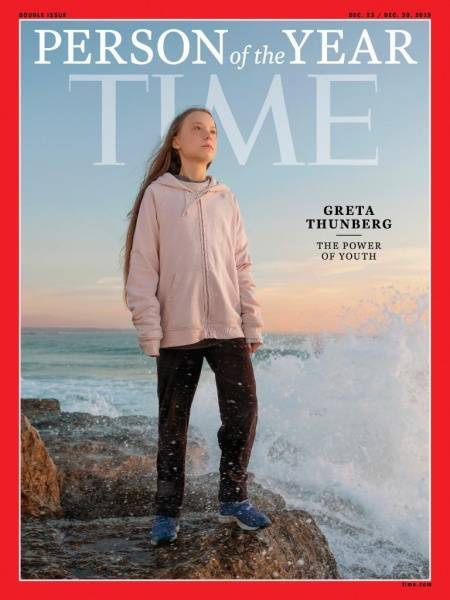 Грета Тунберг стала "человеком года" по версии журнала Time