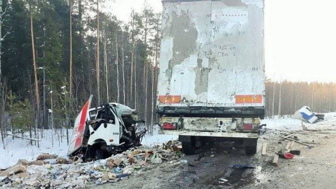 В ДТП с грузовиками в Нефтеюганском районе погиб водитель