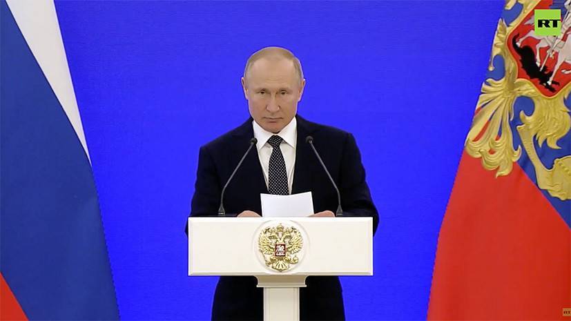 Путин провёл торжественный приём по случаю Дня Героев Отечества
