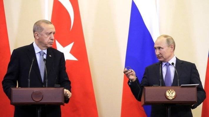 Эрдоган и Путин обсудили Сирию и двустороннее сотрудничество
