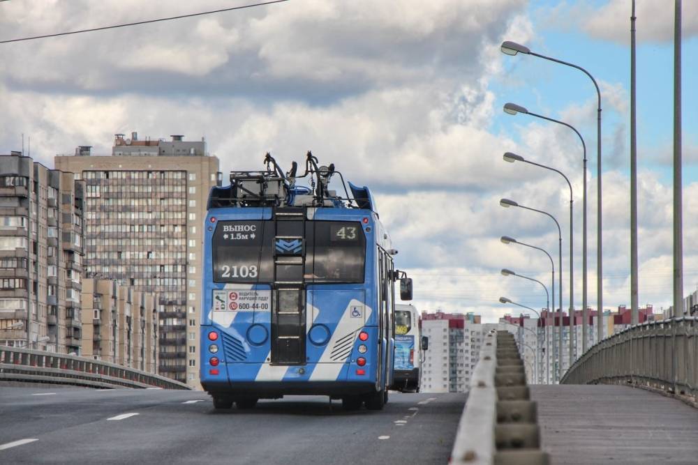 Экстренное торможение троллейбуса отправило петрозаводчанку в больницу