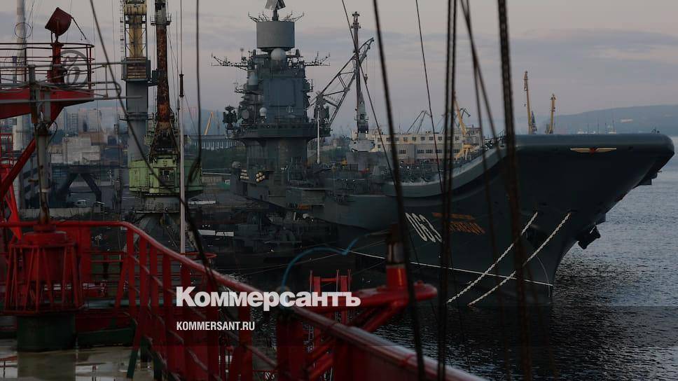 На авианесущем крейсере «Адмирал Кузнецов» произошел пожар
