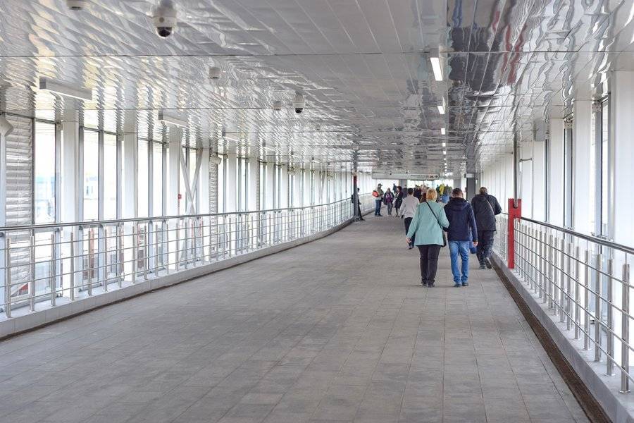 Пешеходный мост появится у будущей станции "Нагатинский затон" БКЛ метро