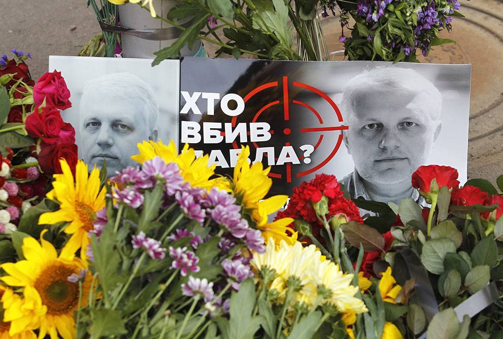 В Украине полиция задержала подозреваемых в убийстве журналиста Павла Шеремета