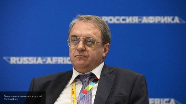 Богданов вручил послу ЮАР нагрудной знак МИД РФ «За взаимодействие»